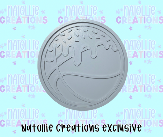 Drip Basketball Insert Freshie Silicone Mold