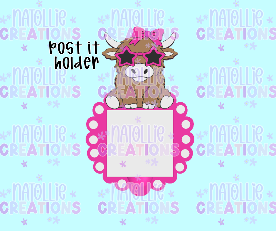 Star Highland Post It Note Holder
