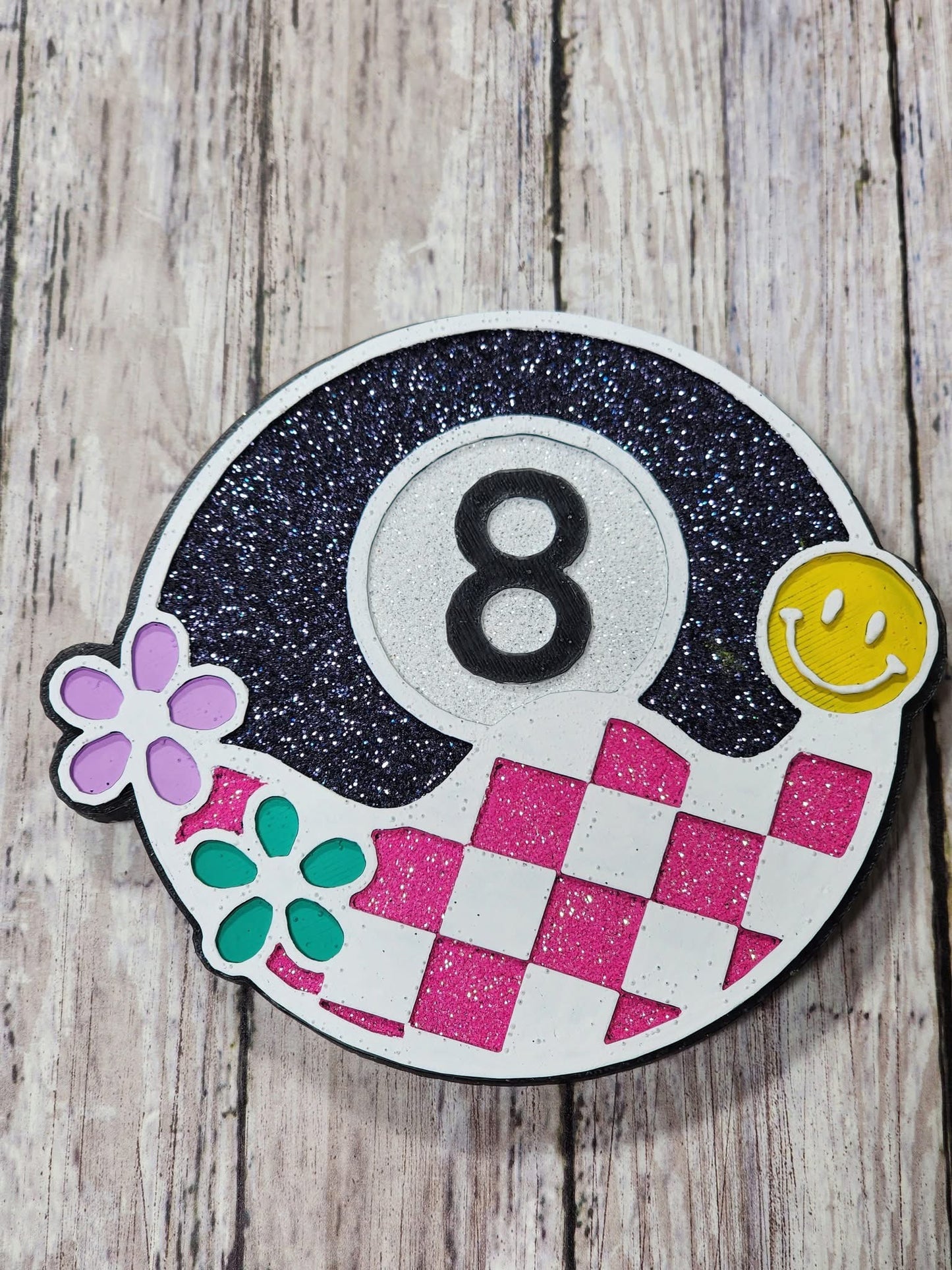 Retro 8 Ball Freshie Silicone Mold