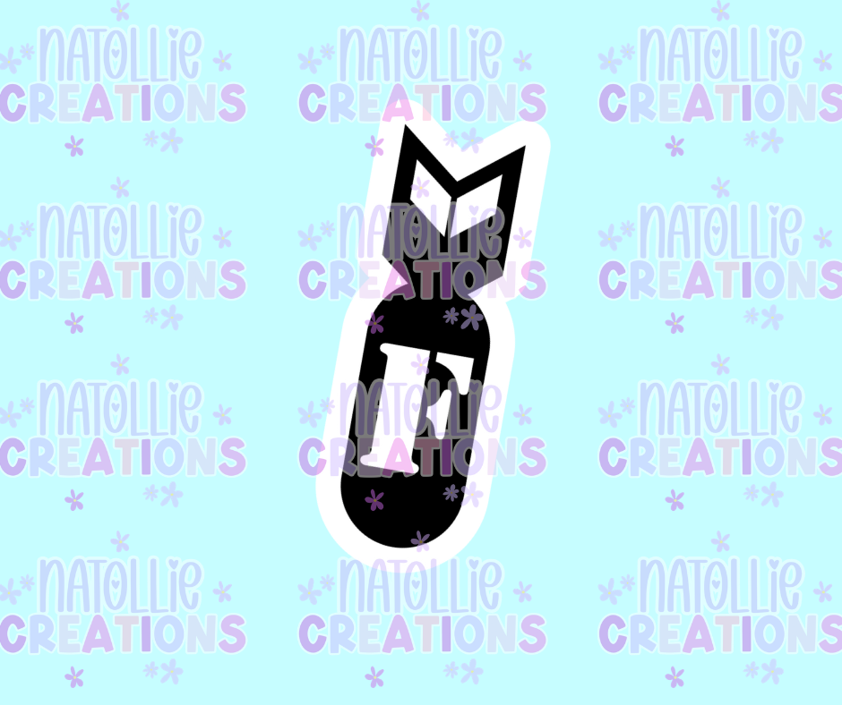 F Bomb Die Cut Sticker