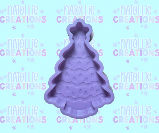 Vintage Christmas Tree Freshie Silicone Mold