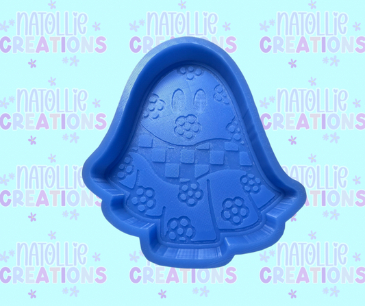 Retro Ghost Halloween Freshie Silicone Mold