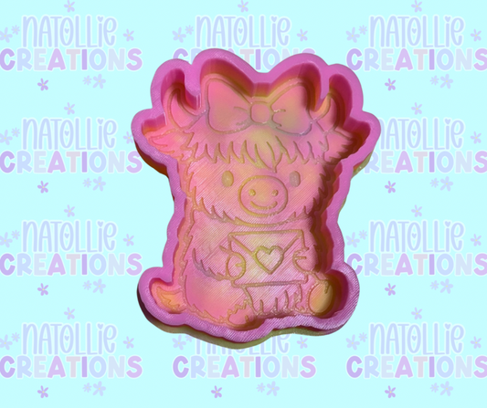 Love Letter Highland Freshie Silicone Mold