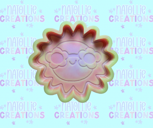 Groovy Sun Freshie Silicone Mold