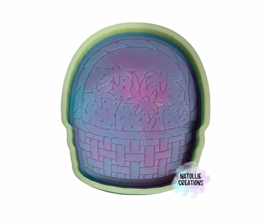 Strawberry Basket Freshie Silicone Mold