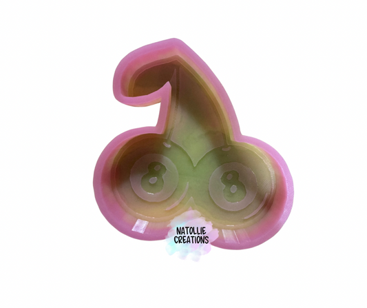 8 Ball Cherry Freshie Silicone Mold