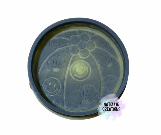 Retro Beach Ball Freshie Silicone Mold