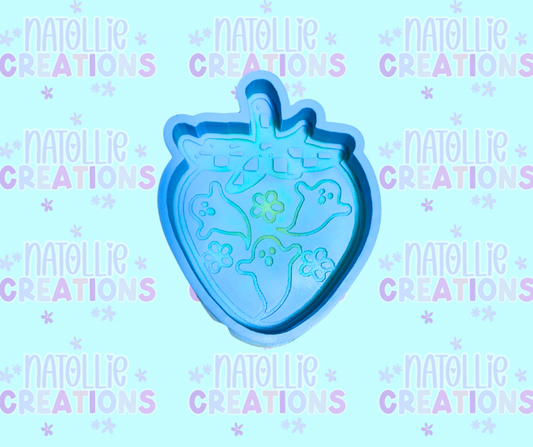Ghost Strawberry Freshie Silicone Mold