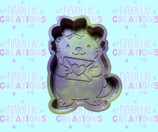 Love Letter Otter Freshie Silicone Mold