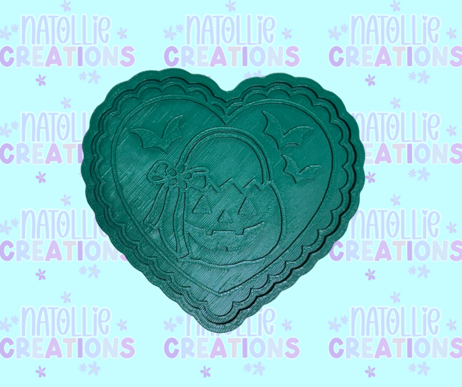 Scalloped Heart + Inserts Freshie Silicone Mold