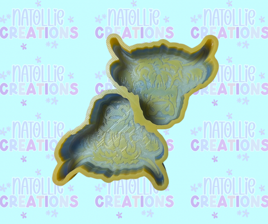Highland Cow Vent Clip Freshie Silicone Mold