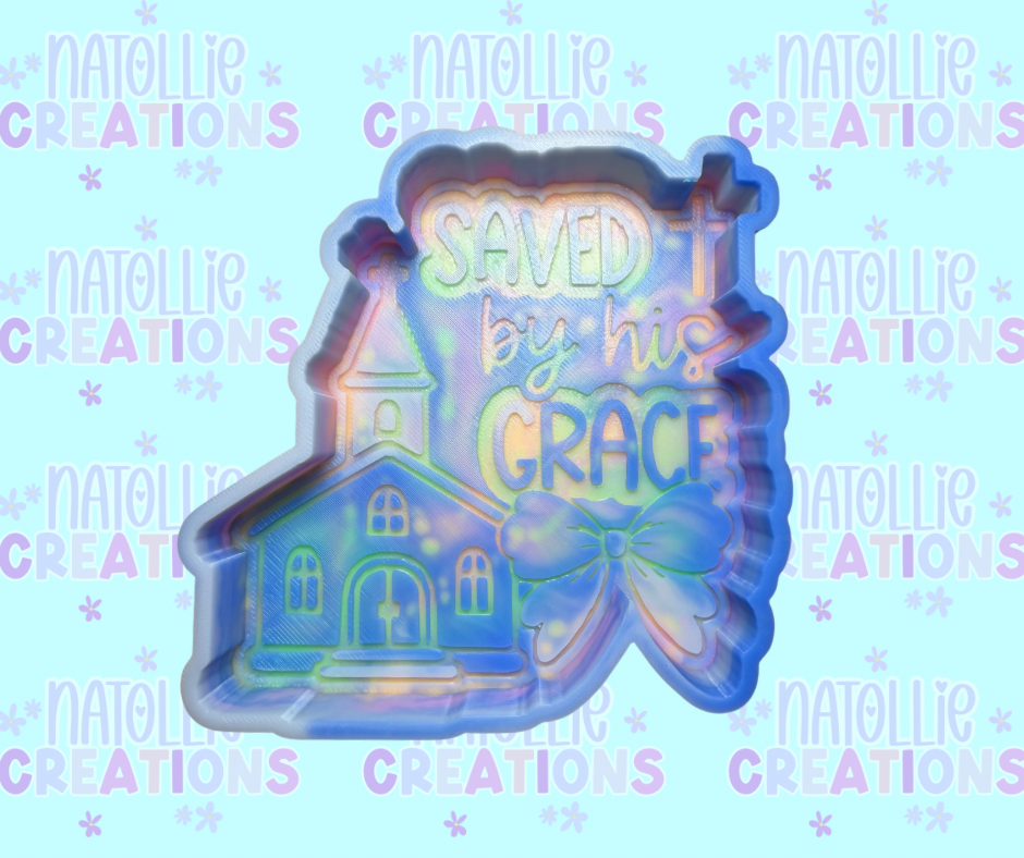 Saved By His Grace Freshie Silicone Mold