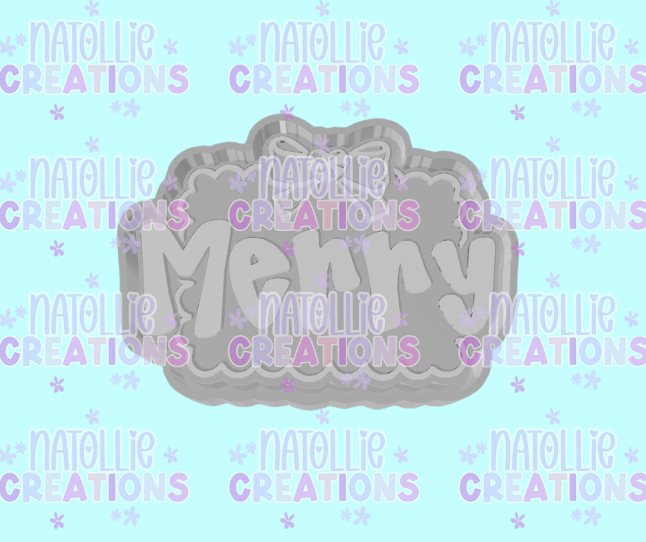 Framed Merry Freshie Silicone Mold