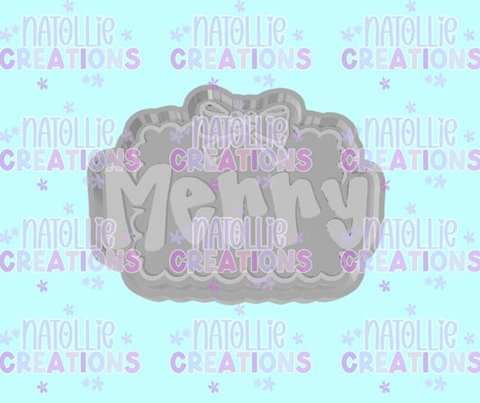 Framed Merry Freshie Silicone Mold