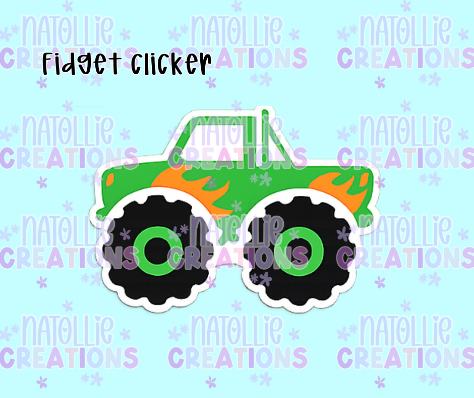 Monster Truck Clicker Fidget