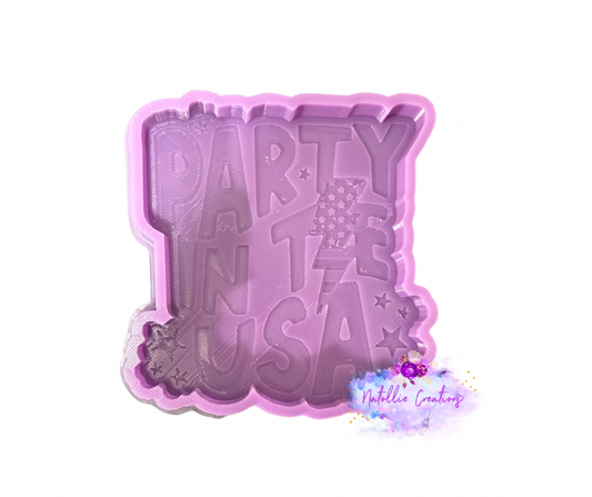 Party In The USA Freshie Silicone Mold