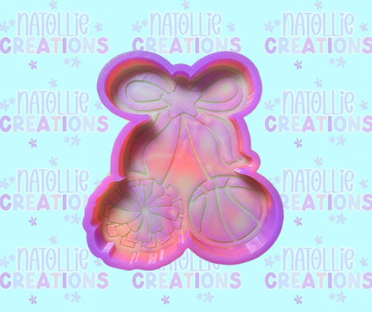 Basketball / Pom Pom Cherry Freshie Silicone Mold