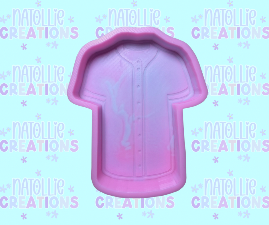 Baseball Jersey Front Freshie Silicone Mold