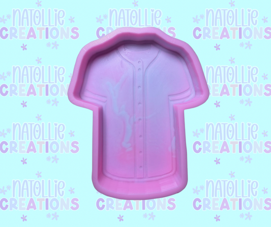 Baseball Jersey Front Freshie Silicone Mold