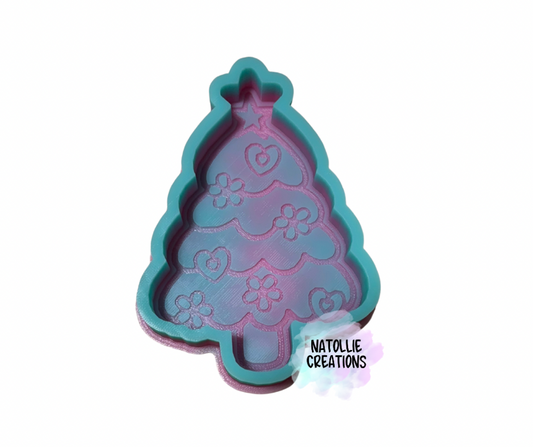 Cute Christmas Tree Freshie Silicone Mold