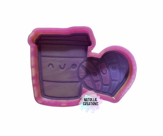 Latte & Concha Freshie Silicone Mold