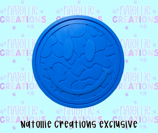 Camo Smiley Insert Freshie Silicone Mold