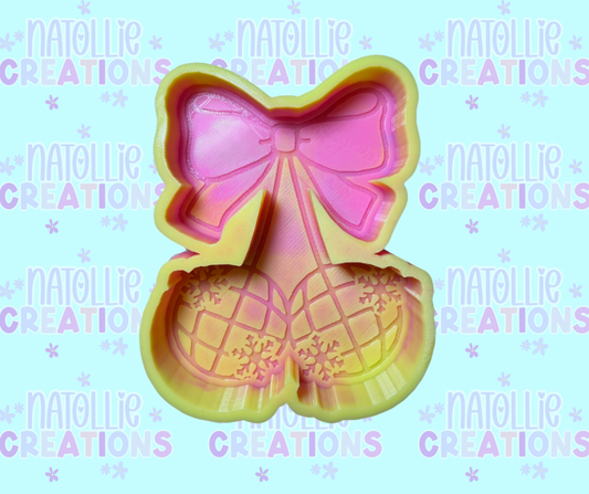 Snowflake Disco Cherry Freshie Silicone Mold