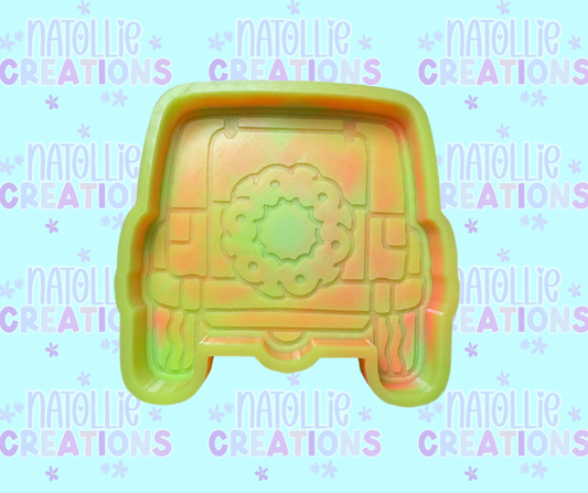 Wreath J e e p Back Freshie Silicone Mold