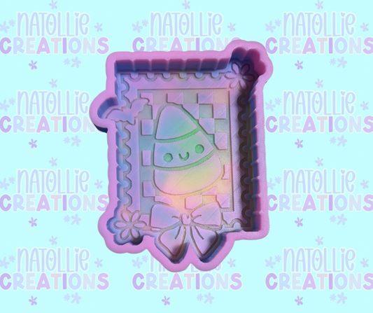 Candy Corn Stamp Freshie Silicone Mold