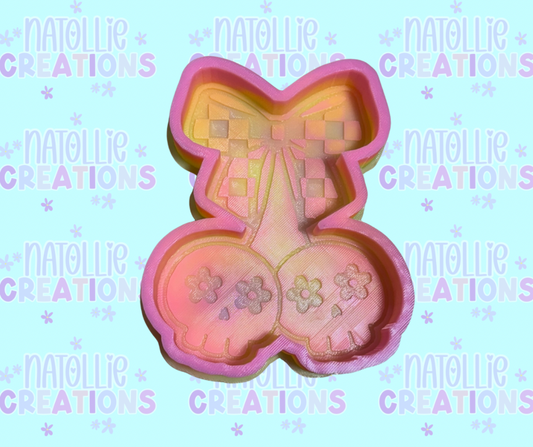 Skull Cherry Freshie Silicone Mold