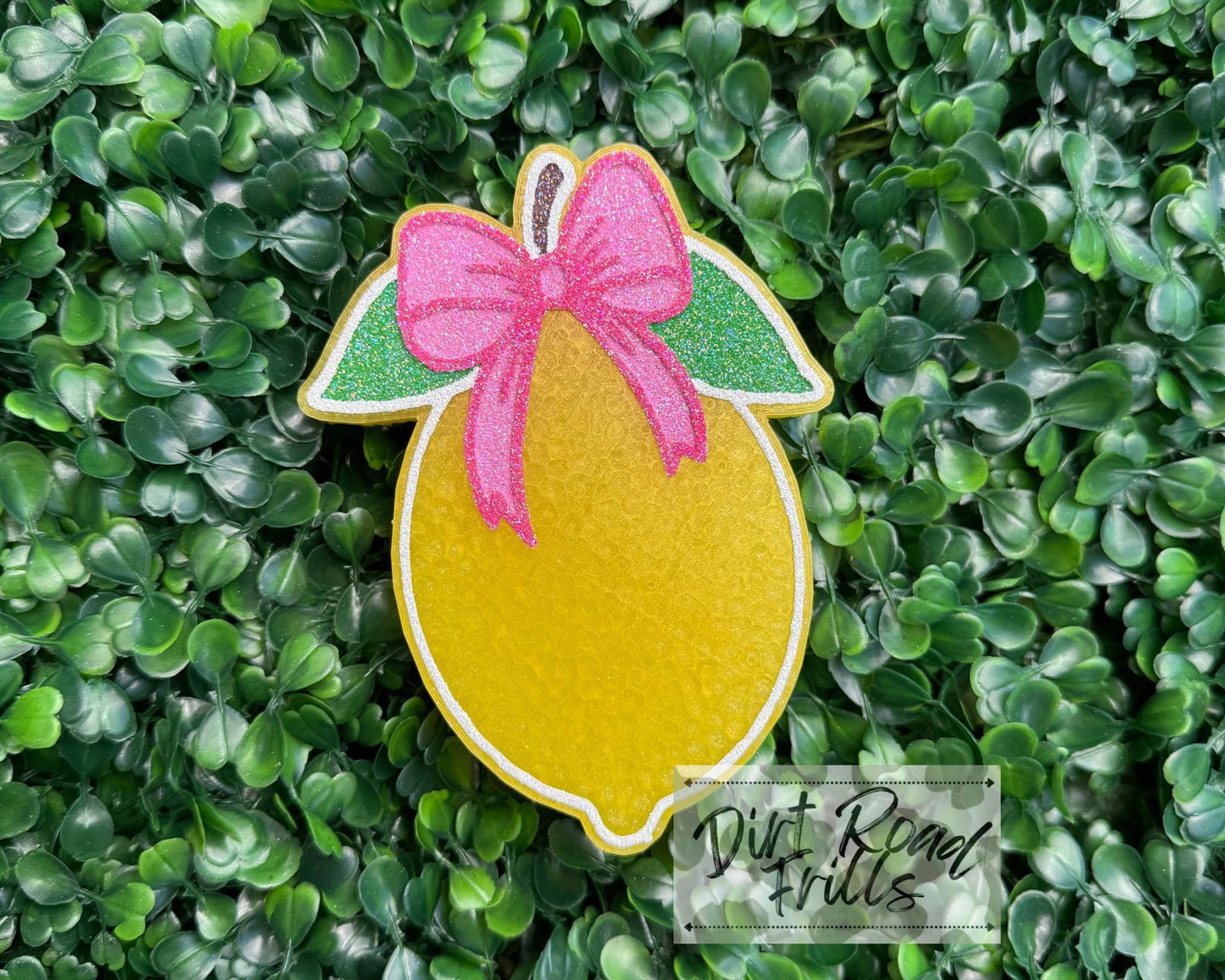 Lemon W/ Bow Freshie Silicone Mold