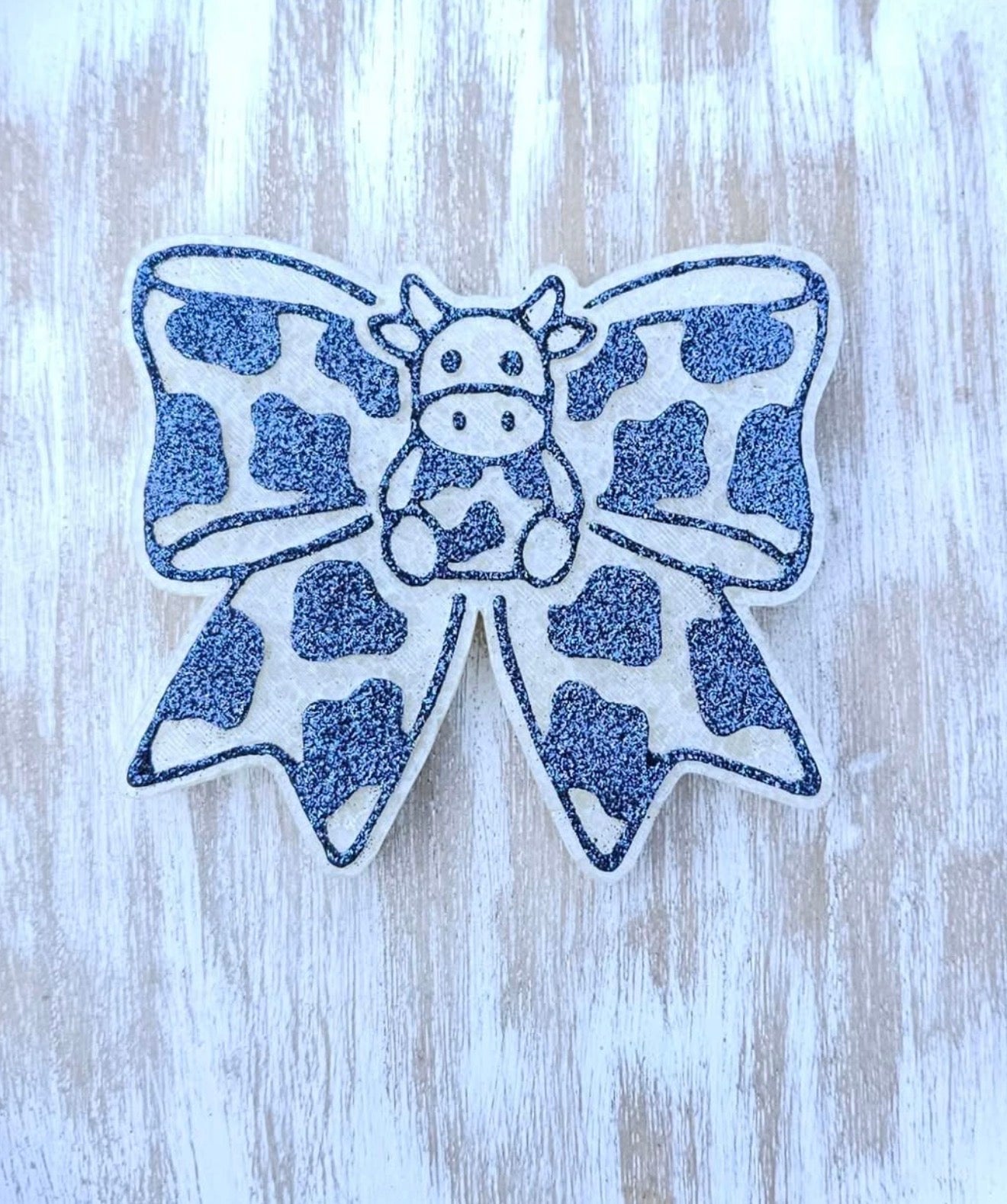 Cow Bow Freshie Silicone Mold