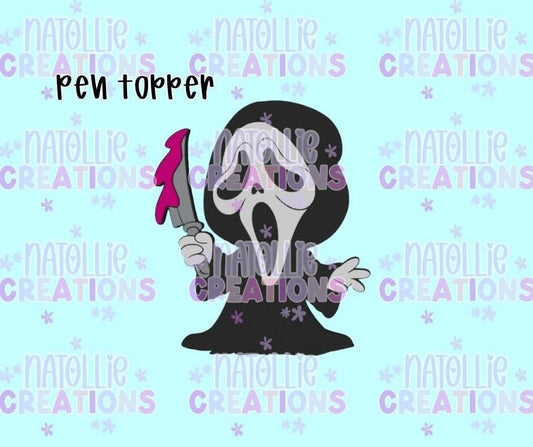 Ghost Face Pen Topper