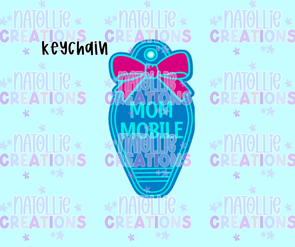 Mom Mobile Keychain