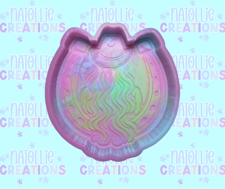 Cowgirl Horseshoe Freshie Silicone Mold