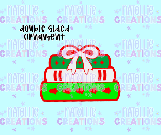Christmas Book-stack Ornament