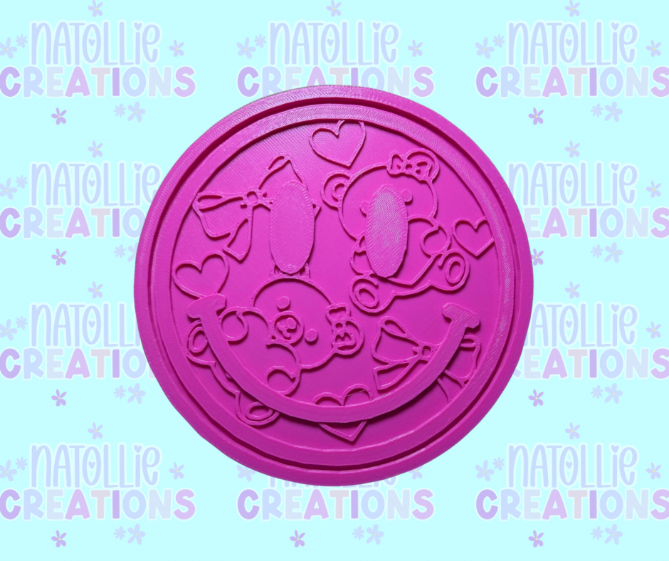 Smiley + Inserts Freshie Silicone Mold