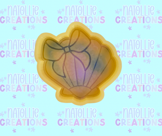 Seashell W/ Bow Freshie Silicone Mold