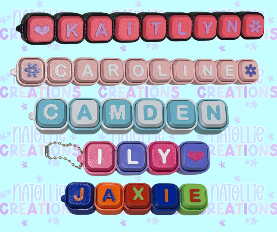 Clicker Name Keychain