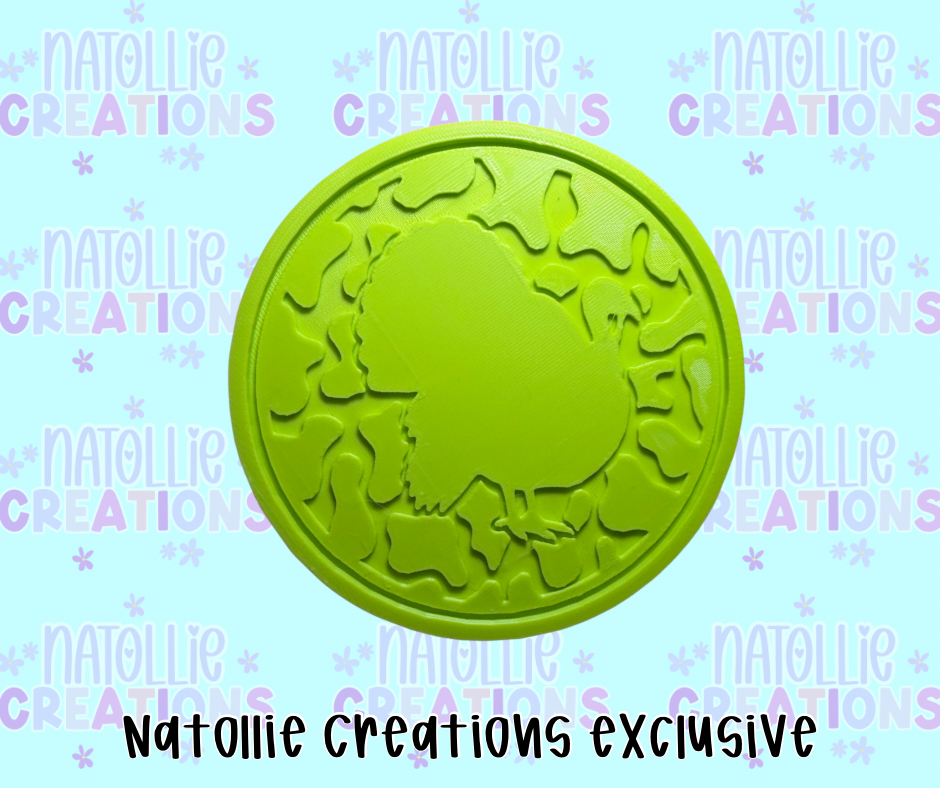 Camo Turkey Insert Freshie Silicone Mold