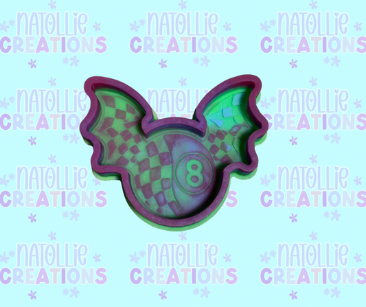 8 Ball Bat Freshie Silicone Mold
