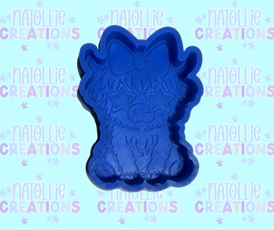 Full Body Highland W/ Star Glasses Freshie Silicone Mold