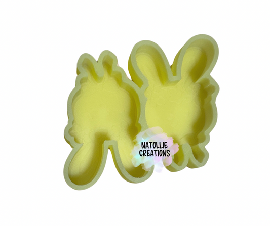 Bunny W/ Floral Headband Vent Clip Freshie Silicone Mold