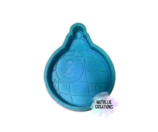 8 Ball Ornament Freshie Silicone Mold