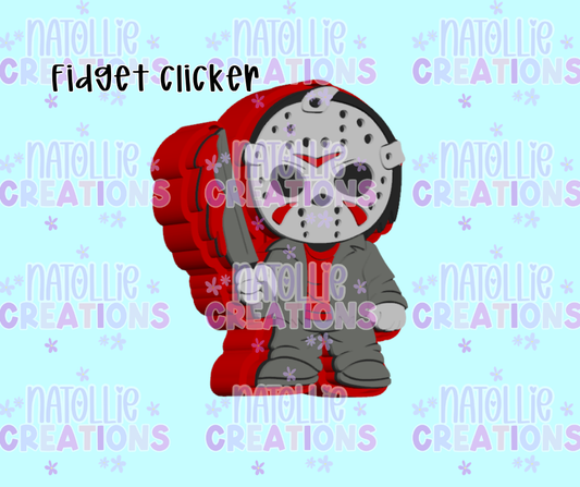 Jacket Masked Man Clicker Fidget