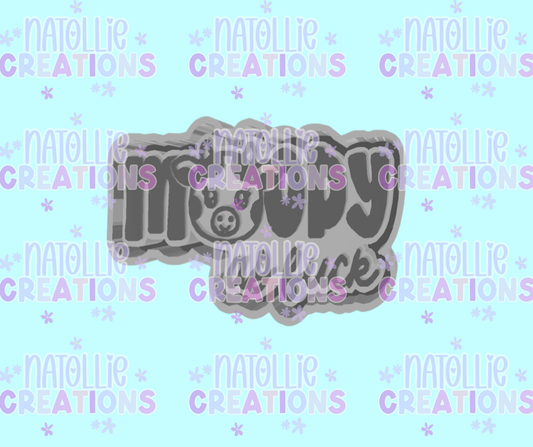Cow Moody AF Freshie Silicone Mold