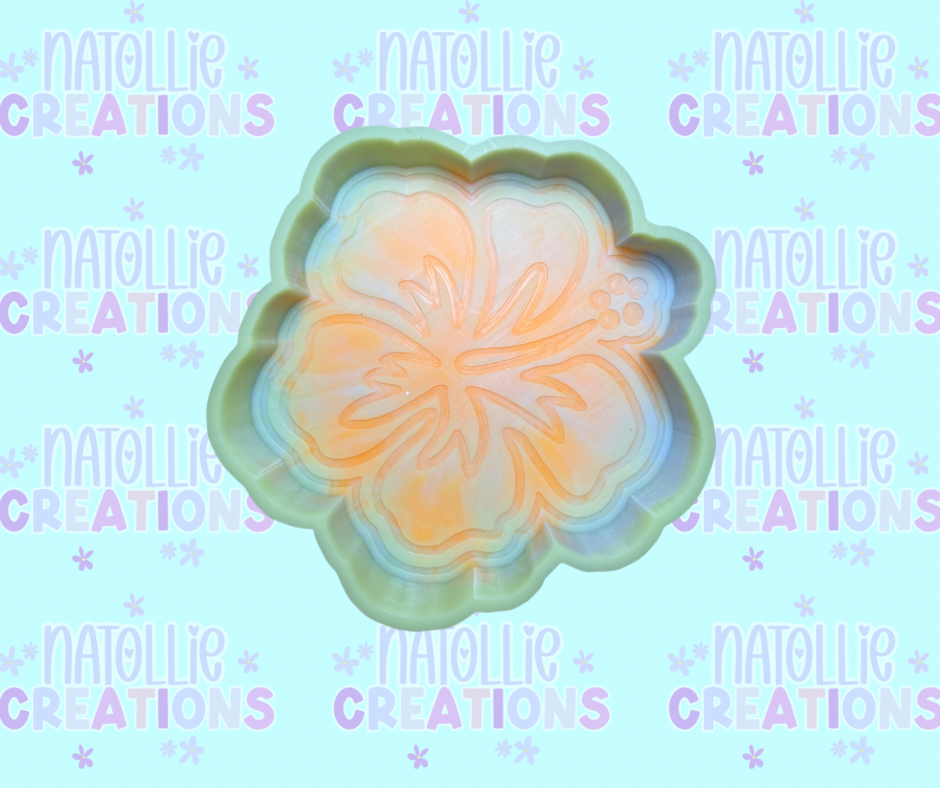 Hibiscus Freshie Silicone Mold