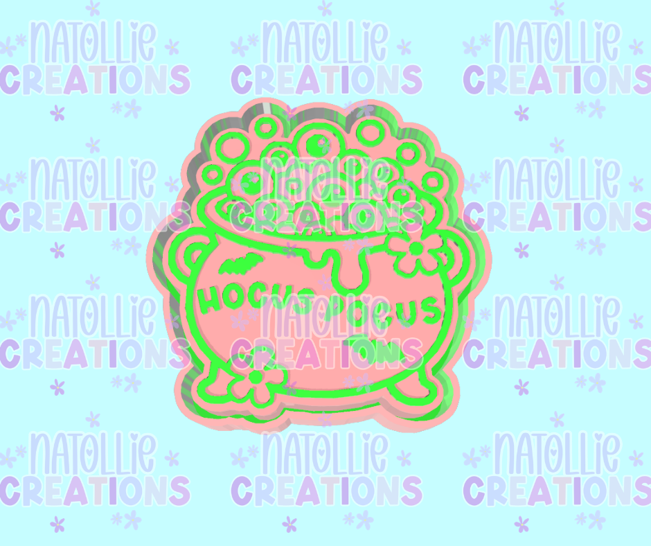Hocus Pocus Cauldron Freshie Silicone Mold