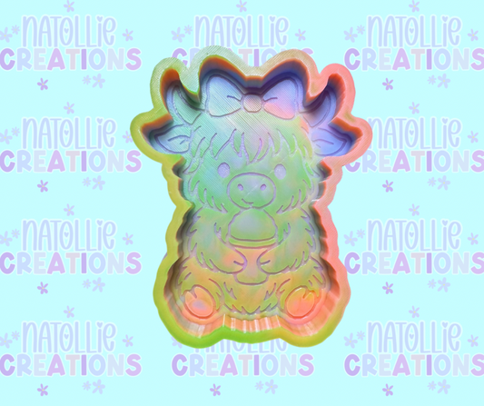 Highland W/ Snow Cone Freshie Silicone Mold