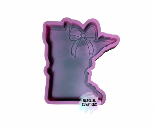 Minnesota W/ Bow Freshie Silicone Mold